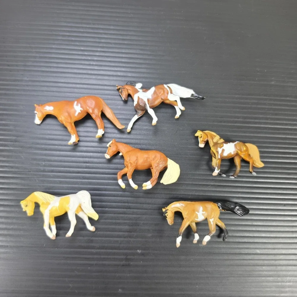 Vintage Breyer Mini Whinnies, Lot Of 6 Miniature Horse Figures Collectibles Mode
